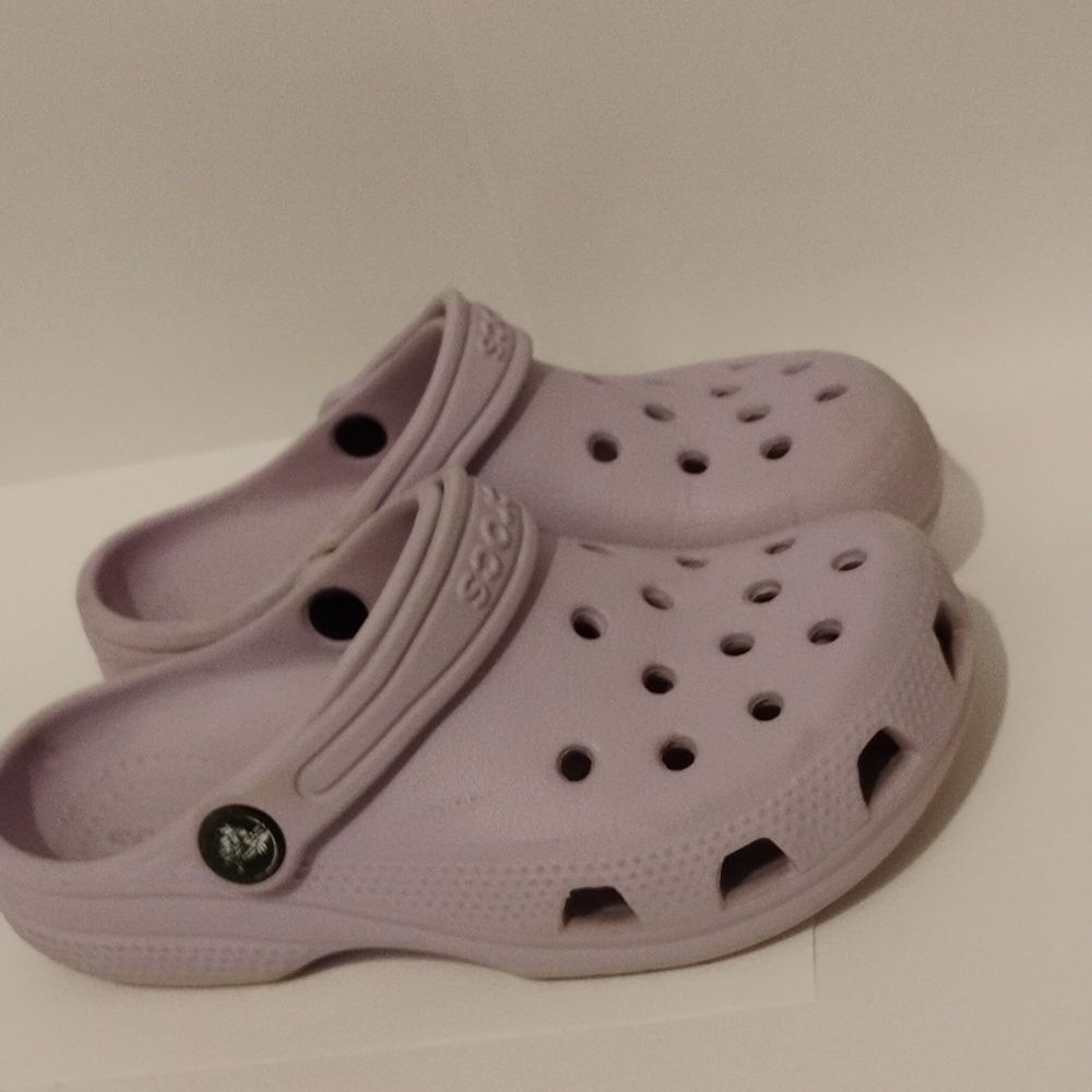 Crocs Children's Lavender Lilac Light Purple Big Kid C12